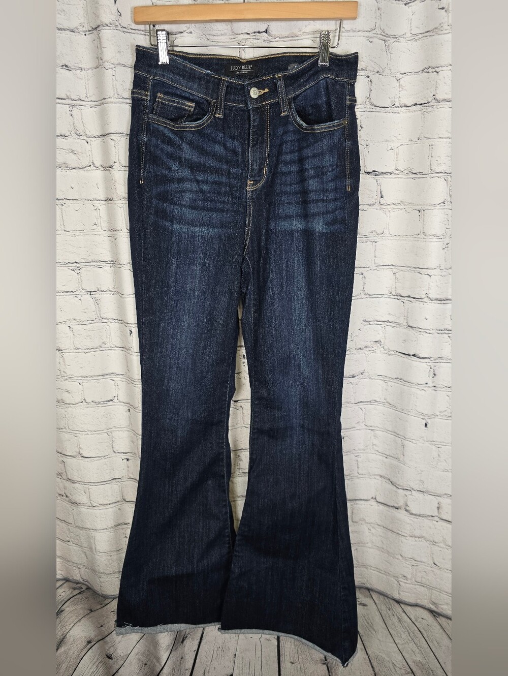 Judy Blue Dark Blue Flare Jeans Size 7 / 28
